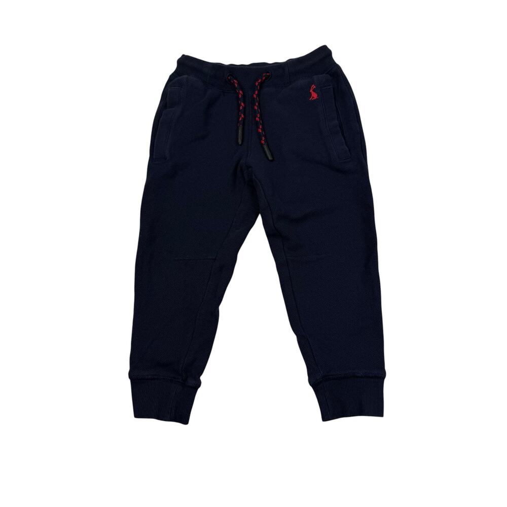 Joules Navy Textured Pants, Size 4